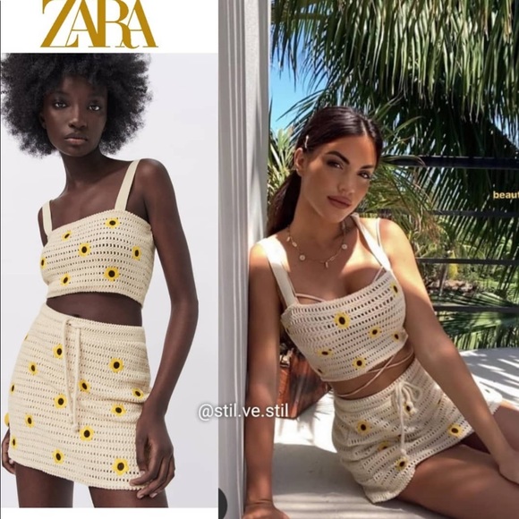 Zara Tops - New Zara Top Knit Sunflower